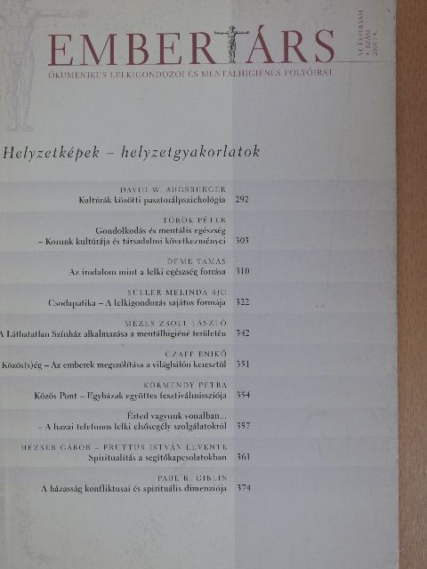 Czapp Enikő - Embertárs 2008/4. [antikvár]