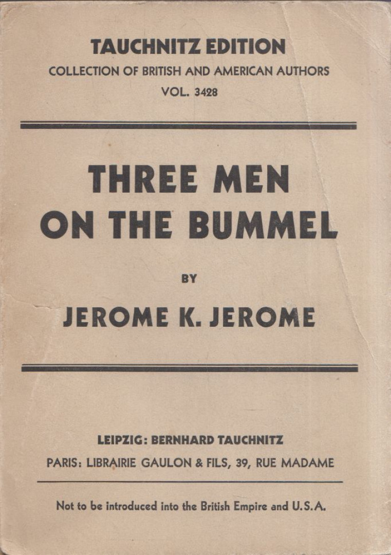Jerome K. Jerome - Three Men on the Bummel [antikvár]