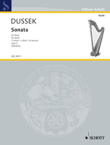 DUSSEK - SONATA FOR HARP C MINOR OP.2 (ZABALETA)