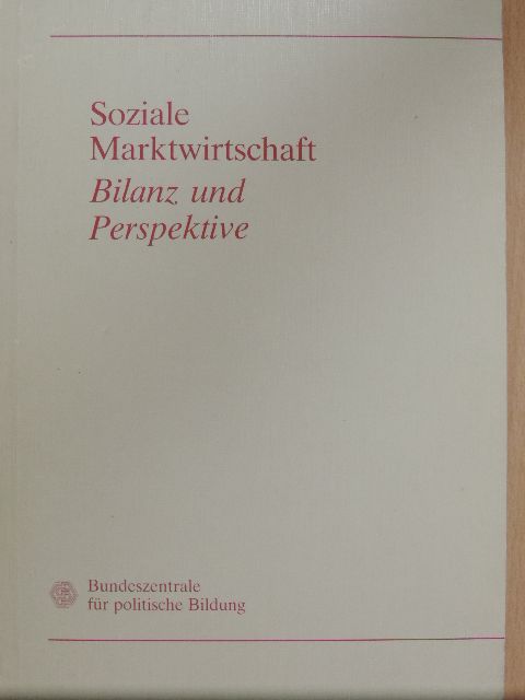 Christian Watrin - Soziale Marktwirtschaft [antikvár]