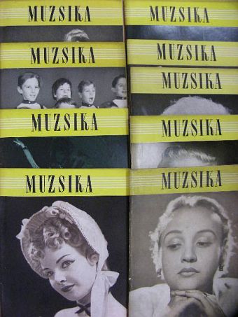 Asztalos Sándor - Muzsika 1958. (nem teljes évfolyam) [antikvár]