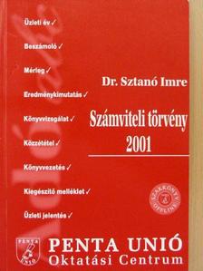 Dr. Sztanó Imre - Számviteli törvény 2001 [antikvár]
