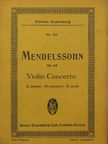 Felix Mendelssohn-Bartholdy - Concerto [antikvár]