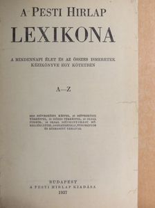 A Pesti Hirlap lexikona [antikvár]