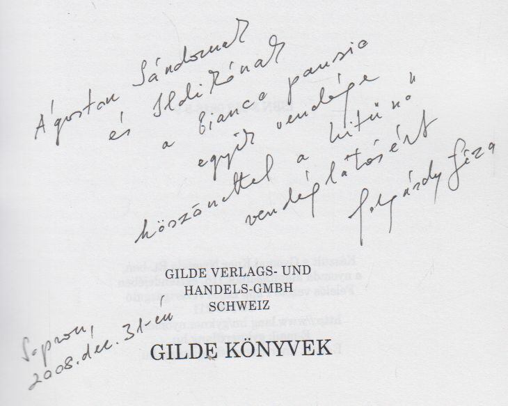 POLGÁRDY GÉZA - Újabb tündöklő szellemek (dedikált) [antikvár]