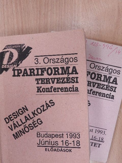 Boros Márta - 3. Országos Ipariforma Tervezési Konferencia I-II. [antikvár]