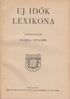Herczeg Ferenc - Uj idők lexikona XV. kötet [antikvár]