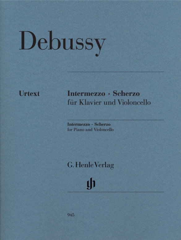 DEBUSSY - INTERMEZZO; SCHERZO FÜR KLAVIER UND VIOLONCELLO URTEXT (E.-G.HEINEMANN)