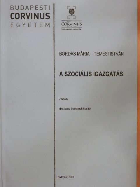 Bordás Mária - A szociális igazgatás [antikvár]