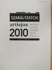 Artisjus 2010 - Szabályzatok [antikvár]