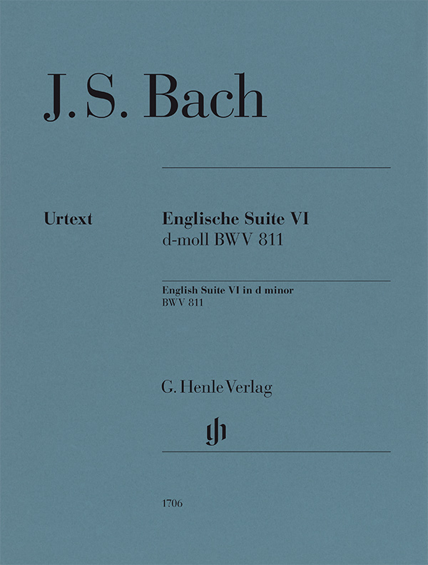 J. S. Bach - ENGLISCHE SUITE VI d-MOLL BWV 811 - FINGERSATZ E.DERZHAVINA
