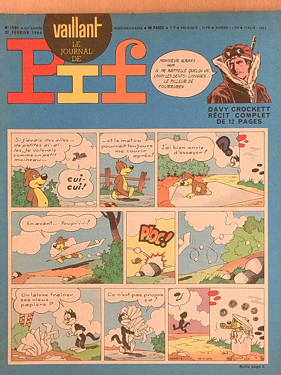 Cézard - Pif 27 Février 1966 [antikvár]