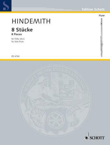 HINDEMITH - 8 STÜCKE FÜR FLÖTE ALLEIN (1927)