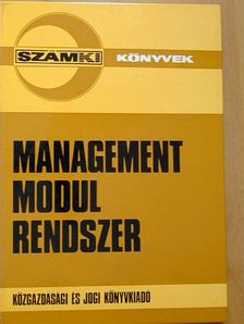 Dr. Adámy László - Management modul rendszer [antikvár]