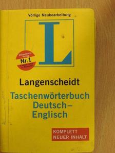 Langenscheidt Taschenwörterbuch Deutsch-Englisch [antikvár]