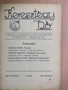 Dr. Halamka Gyula - Keresztény Nő 1936. február [antikvár]