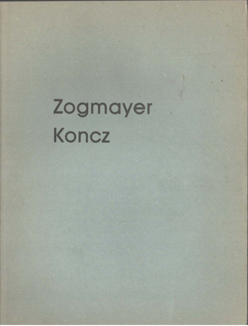 Zogmayer - Koncz [antikvár]