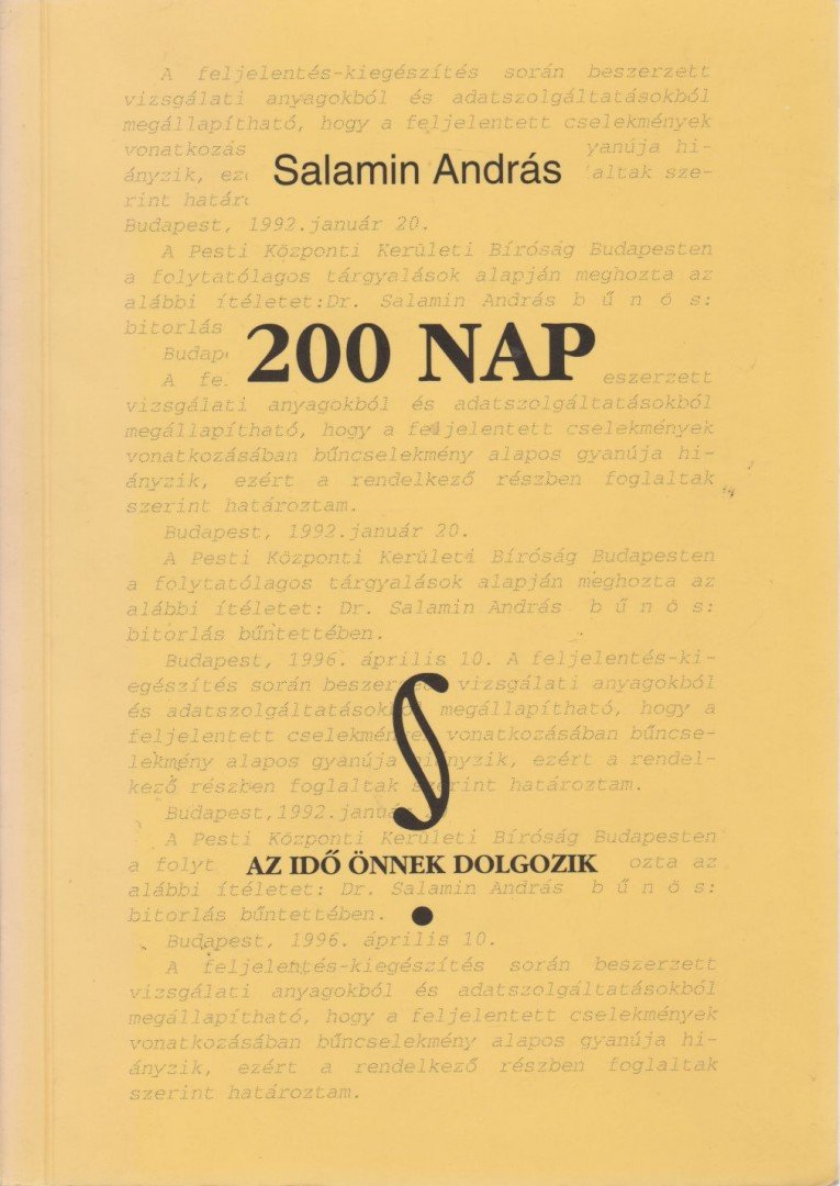 SALAMIN ANDRÁS - 200 nap [antikvár]