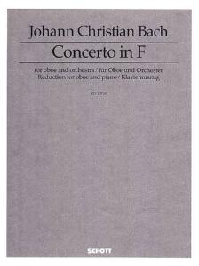 BACH, JOHANN CHRISTIAN - CONCERTO IN F FOR OBOE AND ORCHESTRA, REDUCTION FOR OBOE AND PIANO, EDITED BY C.R.F.MAUNDER