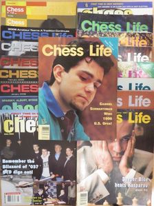 David Mehler - Chess Life 1996-1999., 2003., 2006. (vegyes számok) (18 db) [antikvár]