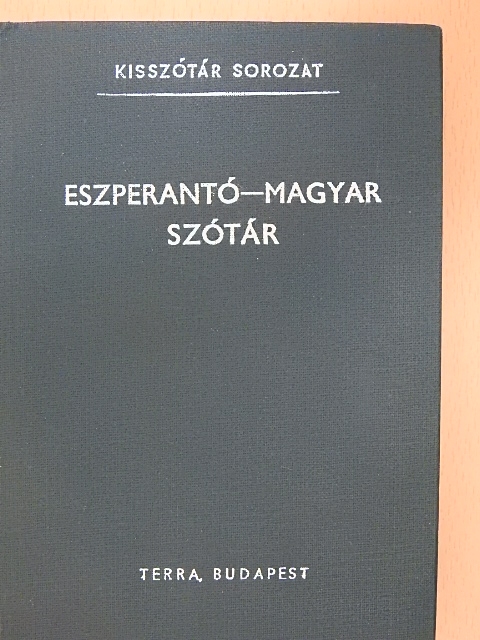 Pechan Alfonz - Eszperantó-magyar szótár  [antikvár]