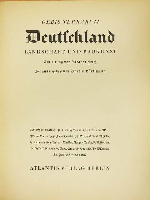 Orbis Terrarum Deutschland (gótbetűs) [antikvár]