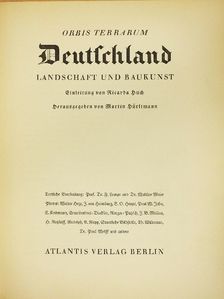 Orbis Terrarum Deutschland (gótbetűs) [antikvár]