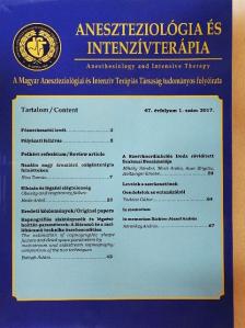 Barankay András - Aneszteziológia és intenzív terápia 2017/1. [antikvár]