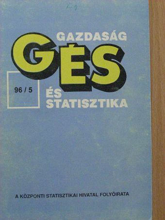 Dr. Gábriel Katalin - Gazdaság és statisztika (GÉS) 1996. október [antikvár]