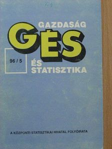 Dr. Gábriel Katalin - Gazdaság és statisztika (GÉS) 1996. október [antikvár]