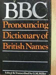 BBC Pronouncing Dictionary of British Names [antikvár]