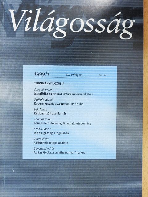 Benedek András - Világosság 1999. január [antikvár]