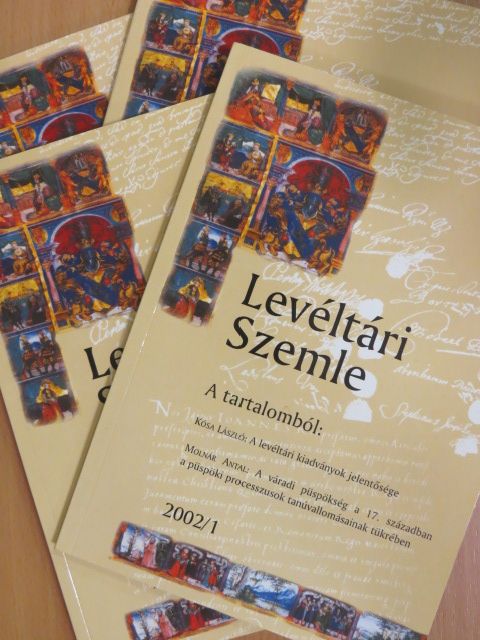 Aradi Gábor - Levéltári Szemle 2002/1-4. [antikvár]