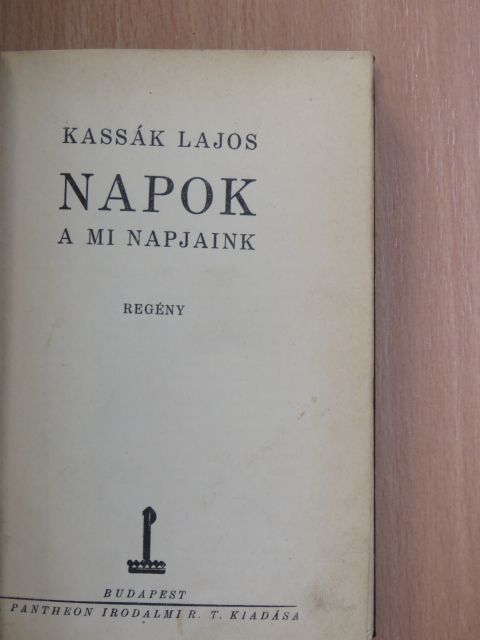 Kassák Lajos - Napok [antikvár]