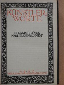 Künstlerworte [antikvár]