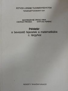 Bagyinszkiné Orosz Anna - Példatár [antikvár]