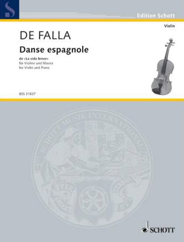 DE FALLA, MANUEL KREISLER, FR. - DANSE ESPAGNOLE DE "LA VIDA BREVE" FÜR VIOLINE UND KLAVIER