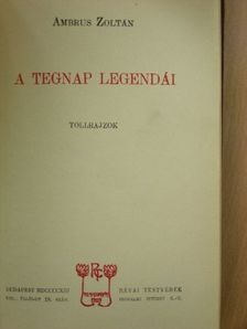 Ambrus Zoltán - A tegnap legendái [antikvár]