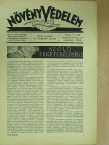 Növényvédelem 1940. február [antikvár]