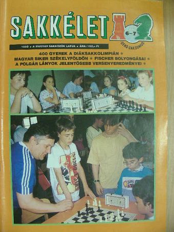 Sakkélet 1993. augusztus 30. [antikvár]