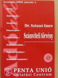 Dr. Sztanó Imre - Számviteli törvény [antikvár]