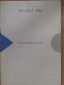 Canon Bubble Jet Printer BJ-300/330 - Programmer's Manual [antikvár]