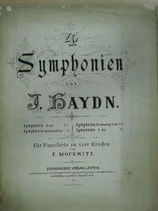 J. Haydn - 4 Symphonien von J. Haydn [antikvár]