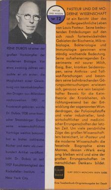 René Dubos - Pasteur und die moderne wissenschaft [antikvár]