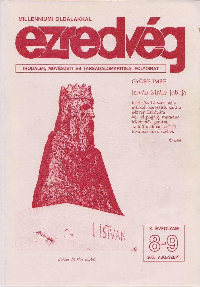 SIMOR ANDRÁS - Ezredvég 2000./8-9 [antikvár]