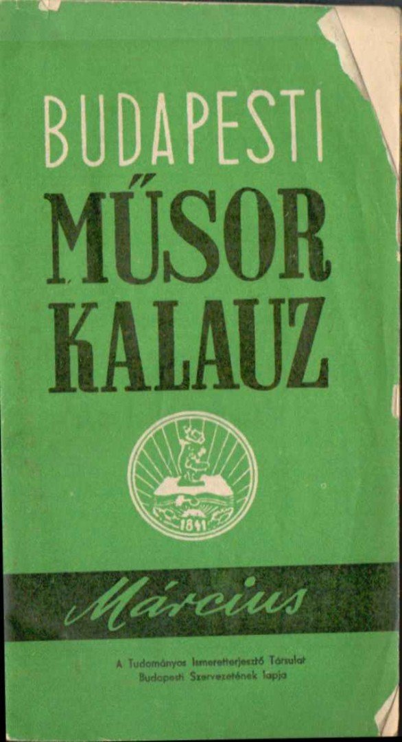 Szücs Róbert - Budapesti műsorkalauz 1966. 3. szám (március) [antikvár]
