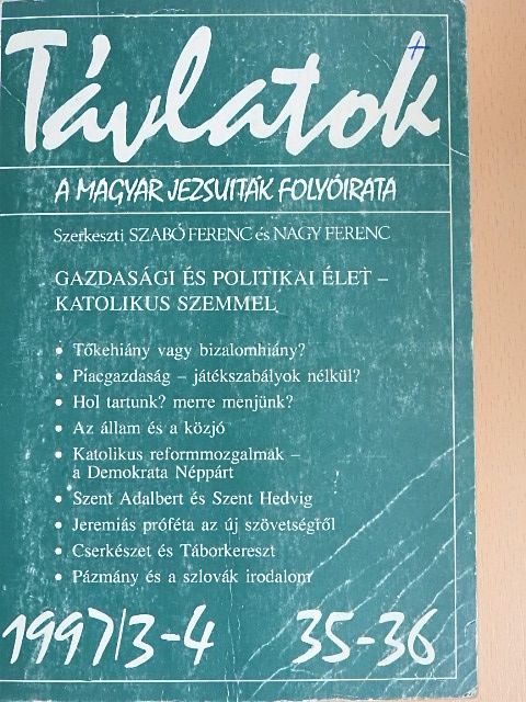 Barlay Ö. Szabolcs - Távlatok 1997/3-4. [antikvár]