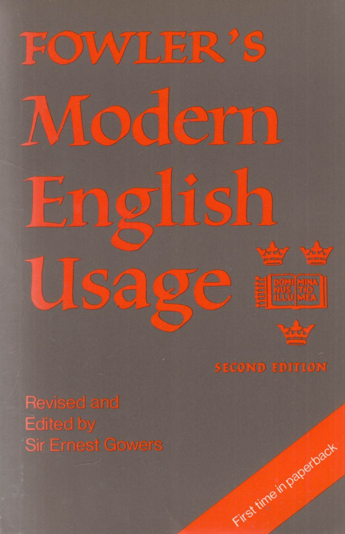 H. W. FOWLER - A Dictionary of Modern English Usage [antikvár]