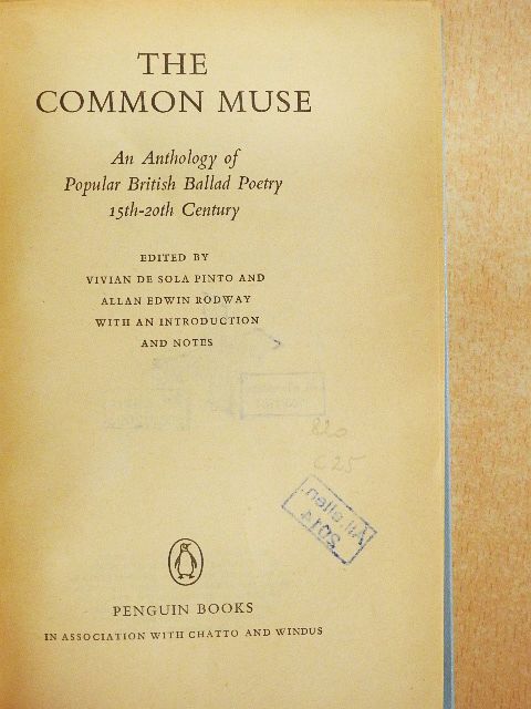 The Common Muse [antikvár]
