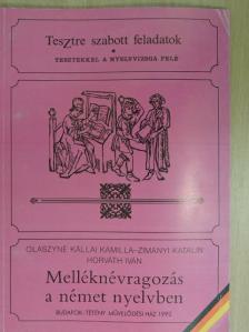 Horváth Iván - Melléknévragozás a német nyelvben [antikvár]
